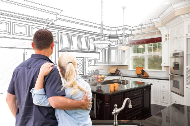 Professional Cabinet Refacing technician working in Burlington, NJ
